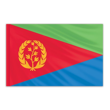 Eritrea Indoor Nylon Flag 3'x5'